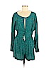 Free People 100% Polyester Teal Romper Size M - photo 1