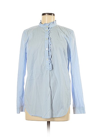 Ann Taylor LOFT Long Sleeve Button-Down Shirt (view 1)