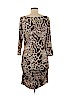 Jennifer Lopez Tan Casual Dress Size L - photo 2