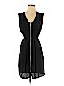 H&M 100% Polyester Black Casual Dress Size 4 - photo 1