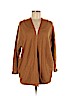 Carly Jean 100% Acrylic Tan Cardigan Size S - photo 1