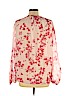 Giambattista Valli 100% Silk Pink Long Sleeve Silk Top Size EU (IT) 46 / US 10 - photo 2