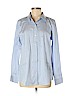 The Limited 100% Cotton Blue Long Sleeve Button-Down Shirt Size L - photo 1