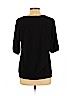 Style&Co Black Short Sleeve Top Size L - photo 2