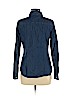 Ann Taylor LOFT 100% Cotton Blue Long Sleeve Button-Down Shirt Size M - photo 2