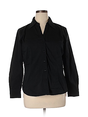 Worthington Long Sleeve Button-Down Shirt (view 1)
