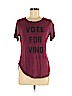Old Navy 100% Rayon Burgundy Short Sleeve T-Shirt Size M - photo 1