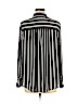 H&M 100% Polyester Black Long Sleeve Button-Down Shirt Size 6 - photo 2