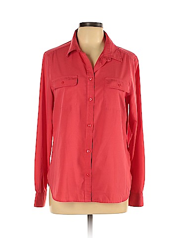 American Eagle Outfitters Long Sleeve Button-Down Shirt (view 1)