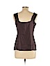 Robin Howe Brown Sleeveless Silk Top Size 8 - photo 2