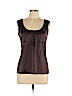 Robin Howe Brown Sleeveless Silk Top Size 8 - photo 1