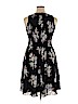 Ann Taylor LOFT 100% Polyester Black Casual Dress Size 14 - photo 2