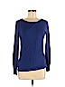 Ann Taylor Factory Blue Long Sleeve Top Size M - photo 1