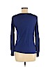 Ann Taylor Factory Blue Long Sleeve Top Size M - photo 2