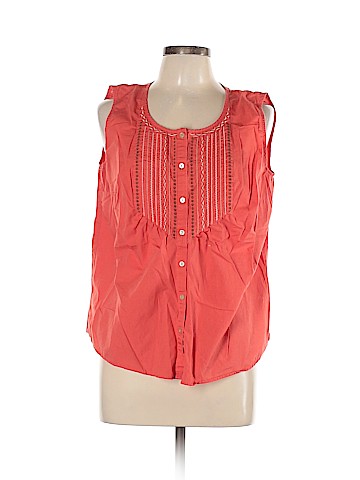 Croft & Barrow Sleeveless Button-Down Shirt (view 1)