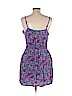 Elle 100% Rayon Purple Casual Dress Size L - photo 2