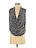 Saks Fifth Avenue 100% Silk Gray Sleeveless Silk Top Size 4 - photo 1