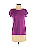 Ann Taylor LOFT Purple Short Sleeve T-Shirt Size S - photo 1