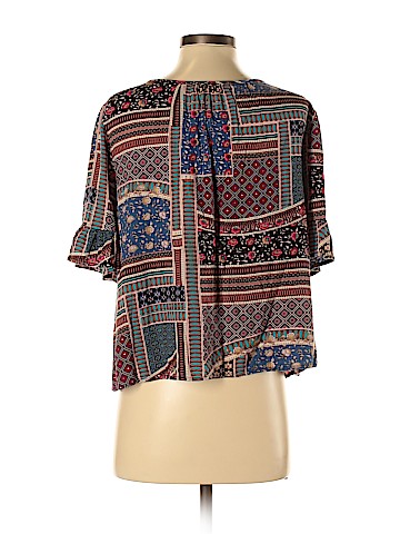 American Eagle Outfitters Short Sleeve Blouse (view 2)