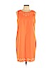 J. Crew Factory Store Orange Casual Dress Size 12 - photo 1