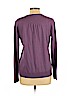 Ann Taylor LOFT 100% Cotton Purple Cardigan Size L - photo 2