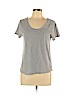Ann Taylor LOFT Outlet Gray Short Sleeve T-Shirt Size L - photo 1