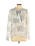 Beulah 100% Polyester White Long Sleeve Blouse Size L - photo 1