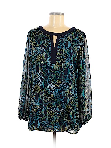 Susan Graver Long Sleeve Blouse (view 1)