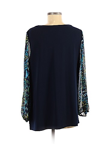 Susan Graver Long Sleeve Blouse (view 2)