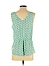 Banana Republic Factory Store 100% Polyester Blue Sleeveless Blouse Size S (petite) - photo 2