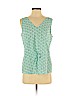 Banana Republic Factory Store 100% Polyester Blue Sleeveless Blouse Size S (petite) - photo 1