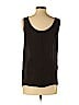 Emanuel by Emanuel Ungaro 100% Silk Black Sleeveless Silk Top Size 4 - photo 2