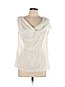 Assorted Brands Ivory Short Sleeve Top Size L - photo 1