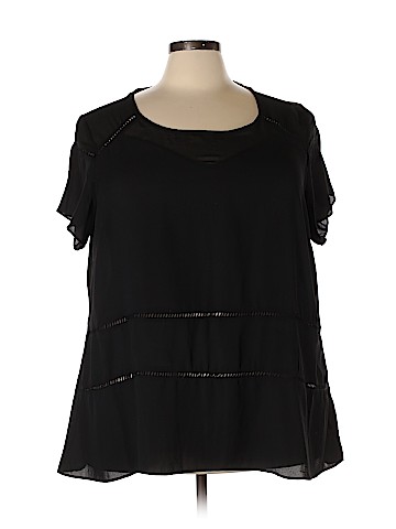 City Chic Short Sleeve Blouse (view 1)