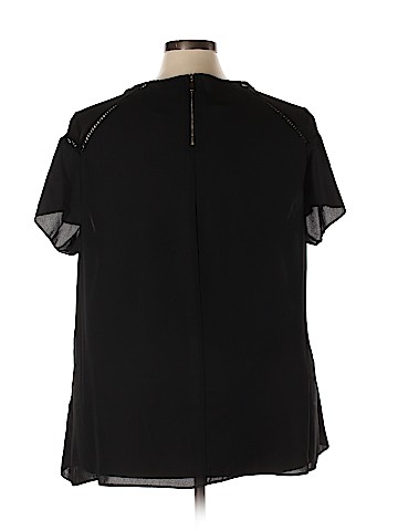City Chic Short Sleeve Blouse (view 2)