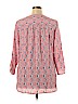 Kim Rogers 100% Cotton Pink 3/4 Sleeve Blouse Size XL - photo 2