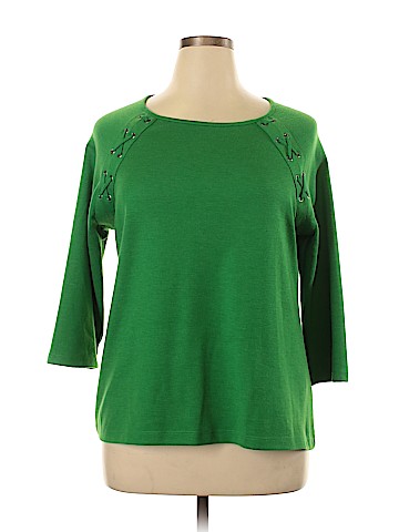 Sharagano 3/4 Sleeve Top (view 1)