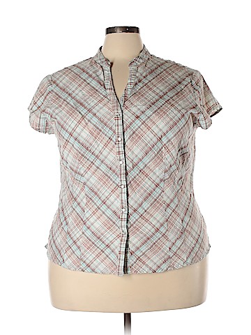 Faded Glory Short Sleeve Button-Down Shirt (view 1)