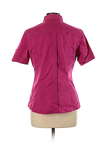 New York & Company Short Sleeve Button-Down Shirt (view 2)