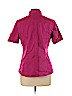 New York & Company Pink Short Sleeve Button-Down Shirt Size L - photo 2