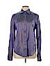 Carlisle 100% Silk Purple Long Sleeve Button-Down Shirt Size 12 - photo 1