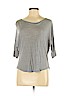 Lush Gray Short Sleeve Top Size M - photo 1