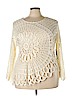 MULTIPLES White Pullover Sweater Size 3X - photo 1