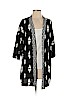 H&M 100% Viscose Black Kimono Size XS - photo 1