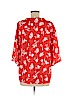 Unbranded Orange 3/4 Sleeve Blouse Size M - photo 2