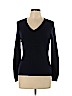 Forte Cashmere 100% Cashmere Blue Cashmere Pullover Sweater Size L - photo 1