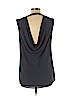 BCBGMAXAZRIA 100% Polyester Blue Sleeveless Blouse Size L - photo 2