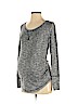 Liz Lange Maternity Gray Long Sleeve Top Size S - photo 1
