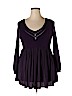 Torrid Purple Long Sleeve Top Size 2X Plus (2) - photo 1