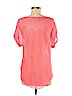 Eileen Fisher 100% Linen Pink Short Sleeve Top Size M - photo 2